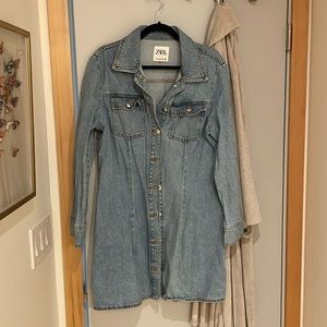 Zara denim dress sz xl